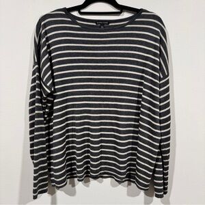 Eileen Fisher Tencel Merino Knit Striped Top